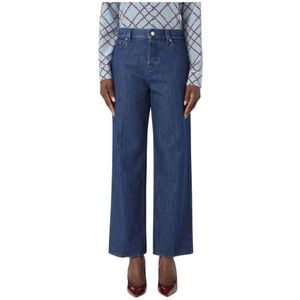 Gucci, Jeans, Dames, Blauw, W27, Denim, Stijlvolle Denim Jeans