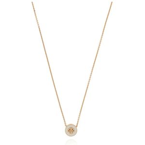 Tory Burch, Accessoires, Dames, Geel, ONE Size, Leer, Kira Ketting