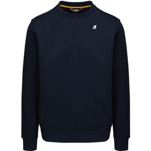 K-Way, Sweatshirts & Hoodies, Heren, Blauw, S, Katoen, Baptiste Sweatshirt