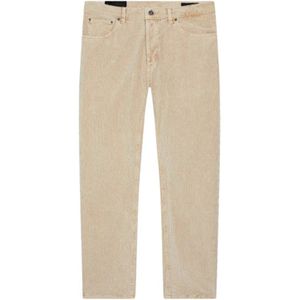 Dondup, Broeken, Heren, Beige, W31, Corduroy Carrot Broek