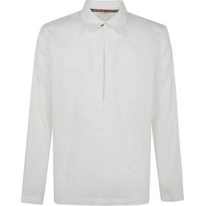 Paul Smith, Tops, Heren, Wit, L, Casual Fit Shirt voor mannen