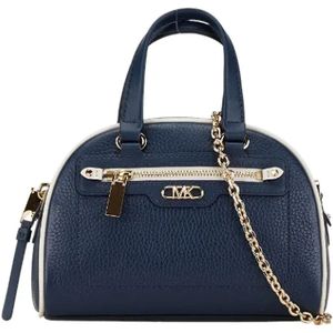 Michael Kors Pre-owned, Pre-owned, Dames, Blauw, ONE Size, Tweedehands leren handtassen