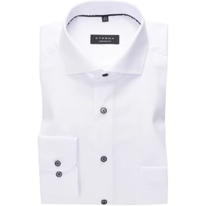 Eterna, Overhemden, Heren, Wit, XL, Katoen, Klassiek Business Overhemd