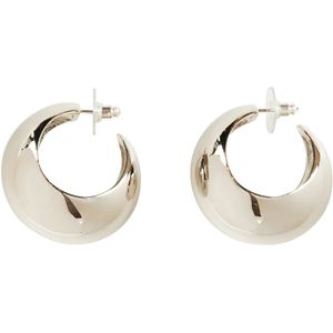 Isabel Marant, Accessoires, Dames, Grijs, ONE Size, Chunky Cirkel Oorbellen