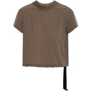Rick Owens, Tops, Dames, Bruin, M, Katoen, Kort T-shirt