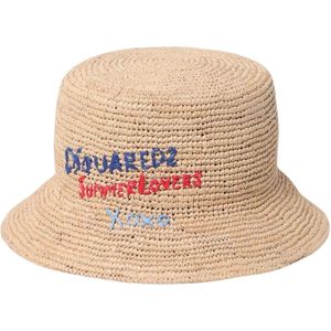 Dsquared2, Accessoires, Dames, Beige, M, Elegante Beige Minimalistische Hoed