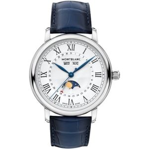 Montblanc, Accessoires, Dames, Blauw, ONE Size, Automatisch Horloge