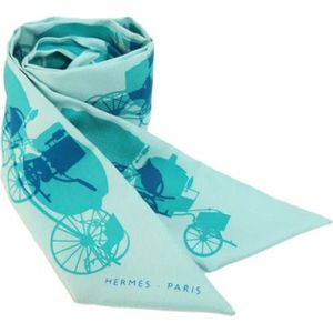 Hermès Vintage, Pre-owned, Dames, Veelkleurig, ONE Size, Pre-owned Silk scarves