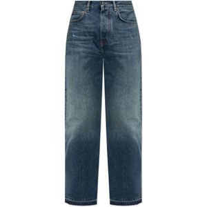 Amiri, Jeans, Heren, Blauw, W29, Katoen, Jeans met vintage effect