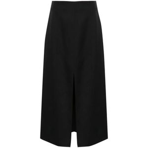 Golden Goose, Rokken, Dames, Zwart, S, Wol, Journey Midi Rok