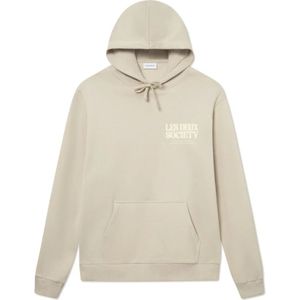 Les Deux, Sweatshirts & Hoodies, Heren, Beige, XS, Katoen, Society Hoodie