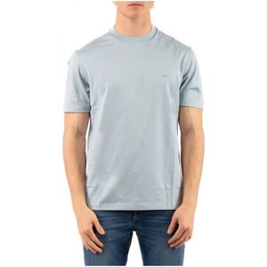 Emporio Armani, Tops, Heren, Blauw, M, Stijlvol T-shirt voor heren