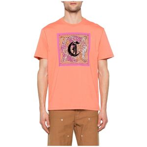 Just Cavalli, Tops, Heren, Roze, S, T-shirts en Polos