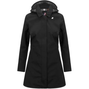 K-Way, Mantels, Dames, Zwart, L, Mathy Bonded Jersey