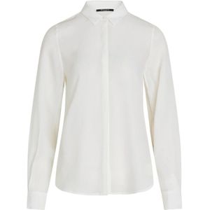 Bruuns Bazaar, Blouses & Shirts, Dames, Wit, M, Elegante Zijden Blouse Lilliebbcorinna