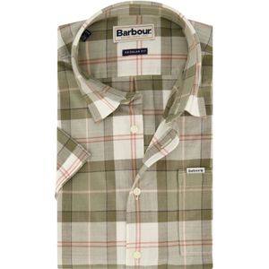 Barbour, Overhemden, Heren, Groen, L, Katoen, Gordon Short Sleeve Shirt