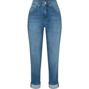 Mac, Jeans, Dames, Blauw, M, Relaxed Fit Cropped Jeans Zomer Blauw