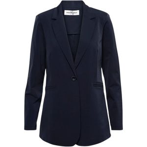 &Co Woman, Jassen, Dames, Blauw, XS, Philana Lange Blazer
