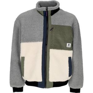 Element, Sport, Heren, Veelkleurig, L, Polyester, Sherpa Jack Multicolor Hoge Hals Rits