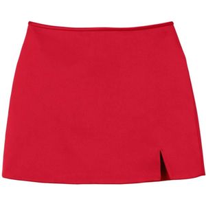 Marc Jacobs, Rokken, Dames, Rood, S, Satijn, Rode Satijnen Bias Cut Rok