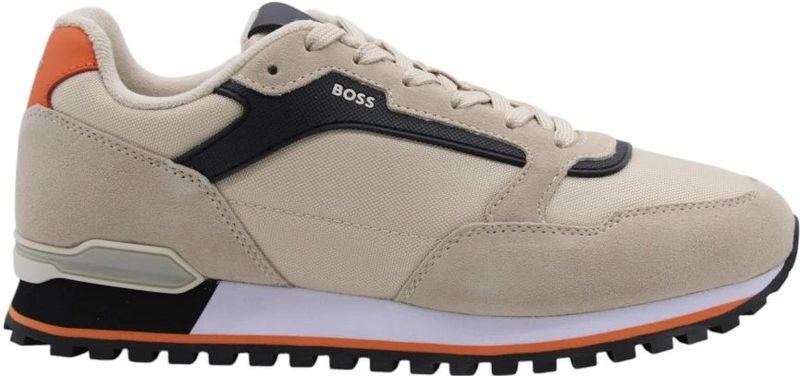 Hugo Boss, Schoenen, Heren, Beige, 46 EU, Zander Sneaker voor Mannen