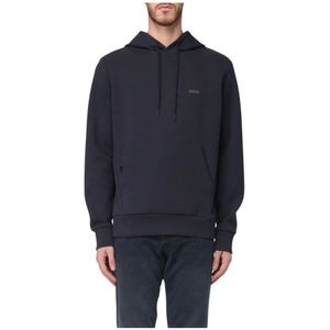 Hugo Boss, Sweatshirts & Hoodies, Heren, Blauw, XL, Heren Beige Sportkleding Sweatshirt