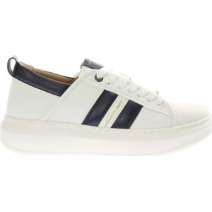 Alexander Smith, Schoenen, Heren, Wit, 39 EU, Sneakers - Wit/Blauw - Herfst/Winter 2023/2024