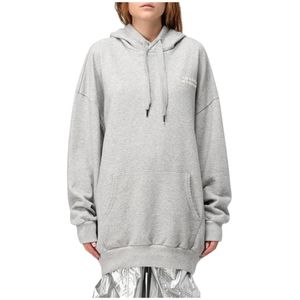 Isabel Marant, Sweatshirts & Hoodies, Dames, Grijs, S, Katoen, Beige Jersey Hoodie Sweatshirt
