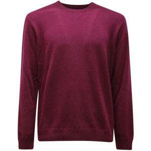 Ferrante, Truien, Heren, Paars, S, Wol, Wol/Kasjmier Trui in Violet