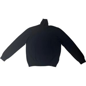 Fay, Truien, Dames, Zwart, L, Top met Lange Mouwen en Ronde Hals