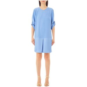 Liu Jo, Kleedjes, Dames, Blauw, S, Tuniek Jurk