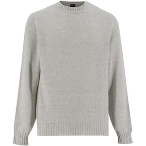 Fedeli, Sweatshirts & Hoodies, Heren, Grijs, L, Wol, Trui