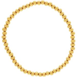 Dansk Copenhagen, Accessoires, Dames, Geel, ONE Size, Waterdicht Elastisch Bal Armband Verguld