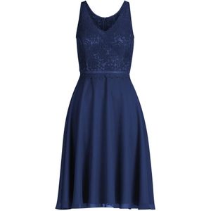 vera mont, Kleedjes, Dames, Blauw, XL, Chiffon, Short Kleedjes