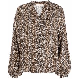 Gold Hawk, Blouses & Shirts, Dames, Bruin, S, Jersey