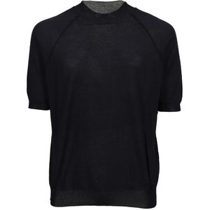 Mauro Grifoni, Truien, Heren, Blauw, M, Blauwe coltrui