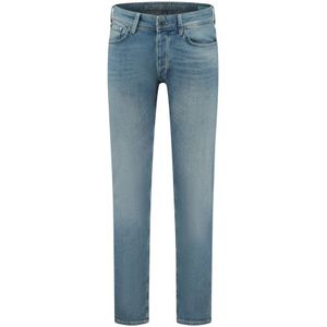 Pure Path, Jeans, Heren, Blauw, W34, Denim, Blauwe Eric Stijlvolle Denim Jack