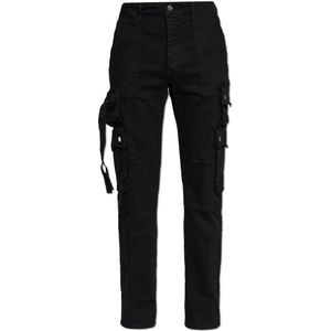Amiri, Jeans, Heren, Zwart, W32, Katoen, Cargo Jeans