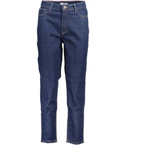 Tommy Hilfiger, Jeans, Dames, Blauw, W27 L30, Denim, Blauwe Denim Jeans Tapered Gramercy