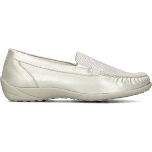 Waldläufer, Schoenen, Dames, Grijs, 37 EU, Grijze leren instapper met glitter