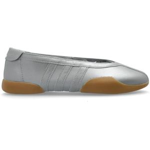 Adidas Originals, Schoenen, Dames, Grijs, 39 1/2 EU, Leer, Sportschoenen Taekwondo MEI Ballet