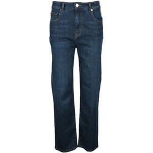 Love Moschino, Jeans, Dames, Blauw, W29, Katoen, Jeans