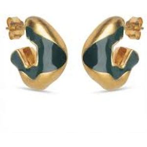 Enamel Copenhagen, Accessoires, Dames, Geel, ONE Size, Amelia Oorbellen