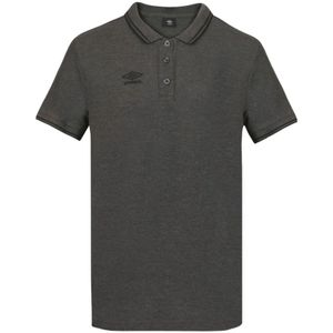 Umbro, Tops, Heren, Grijs, M, Katoen, Sportswear Katoen Piqué Polo Mannen