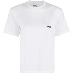 Erika Cavallini, Tops, Dames, Wit, XS, Stijlvolle Axel Jurk voor Vrouwen