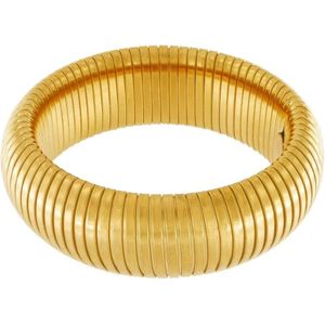 Dansk Copenhagen, Accessoires, Dames, Geel, ONE Size, Goudkleurige Statement Armband