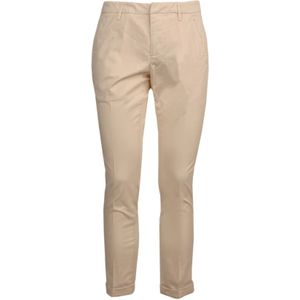 Dondup, Broeken, Heren, Wit, W38, Katoen, Gaubert Model