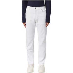 Dondup, Jeans, Heren, Wit, W35, Katoen, Klassieke beige jeans voor heren