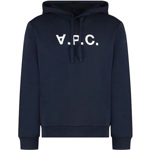 A.p.c., Sweatshirts & Hoodies, Heren, Blauw, M, Stijlvolle Sweatshirt voor Mannen