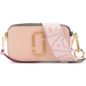 Marc Jacobs, Tassen, Dames, Roze, ONE Size, Leer, Snapshot Small Camera Bag